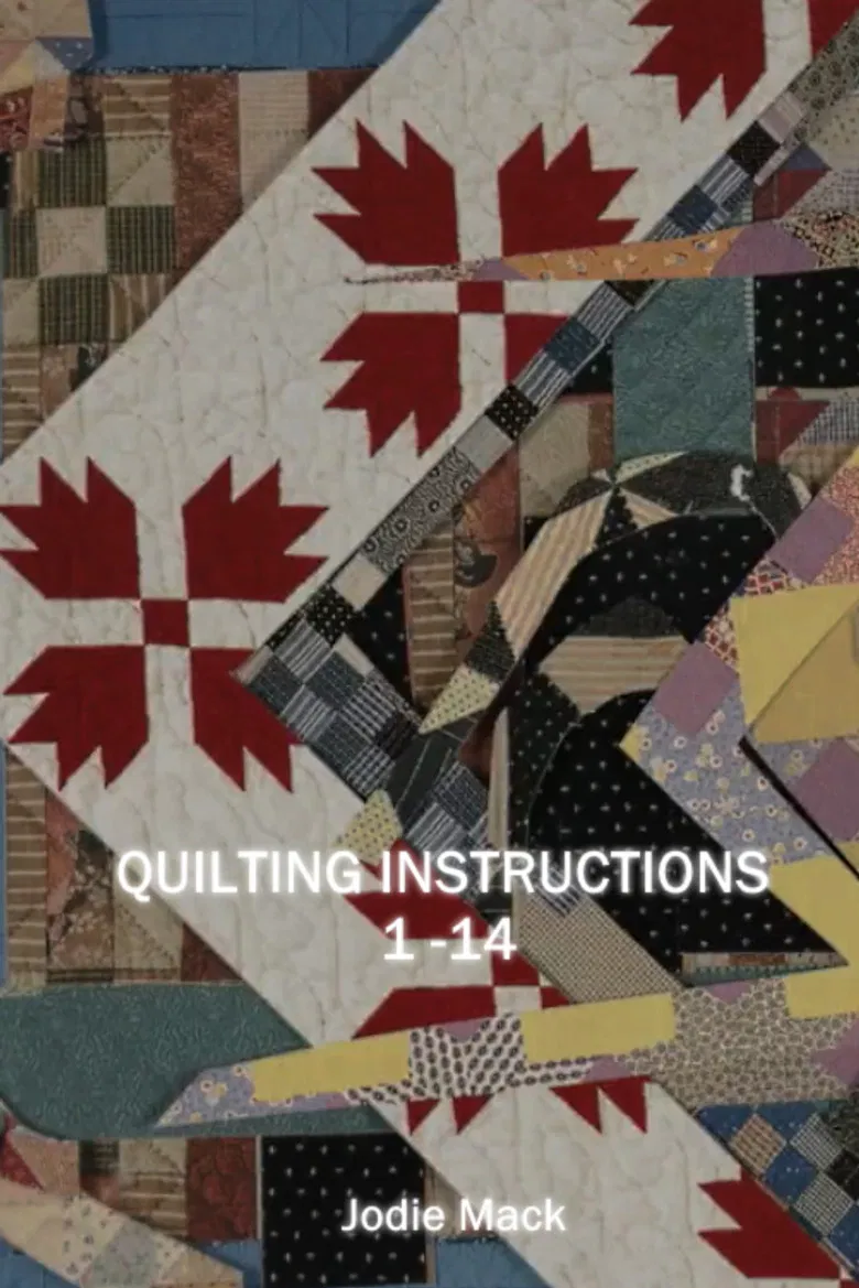 Quilting Instructions: Front/Back poster background