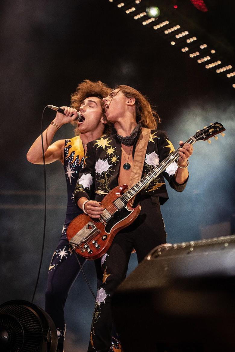 Greta Van Fleet: Live at Red Rocks poster background