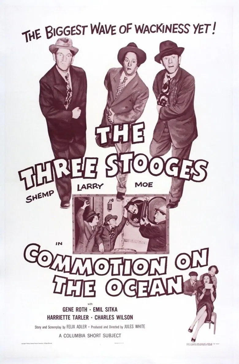 Commotion on the Ocean poster background