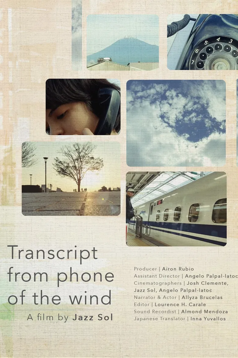 Transcript from Phone of the Wind poster background