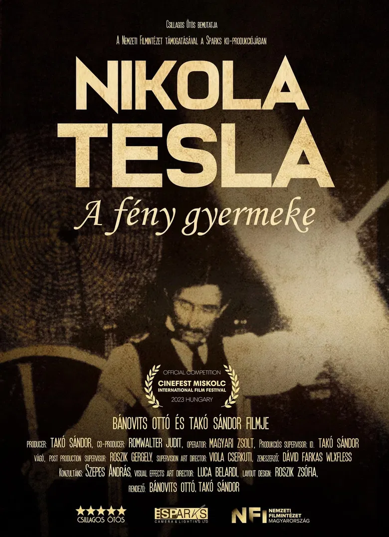 Nikola before Tesla poster background