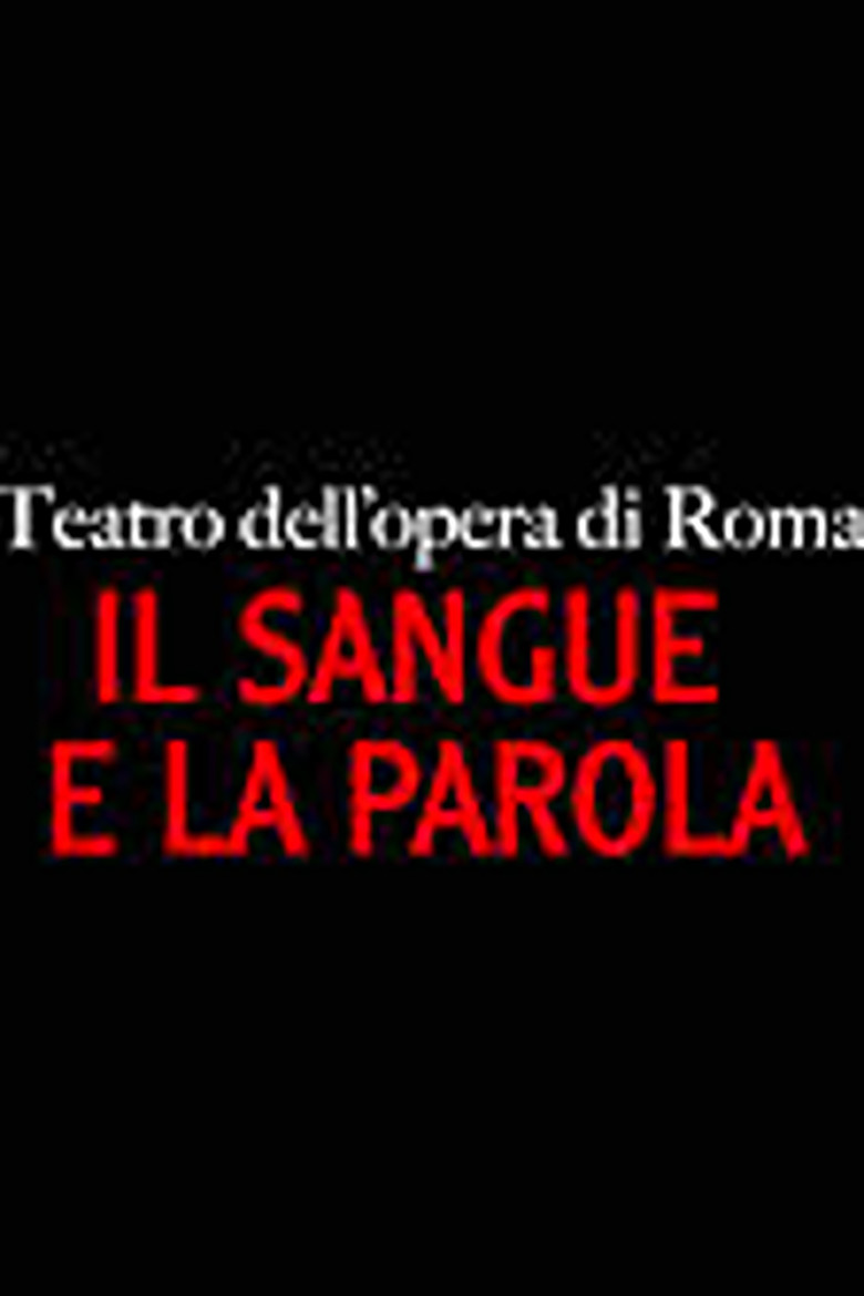 Il sangue e la parola - Non la spada ma la parola illumini la via poster background