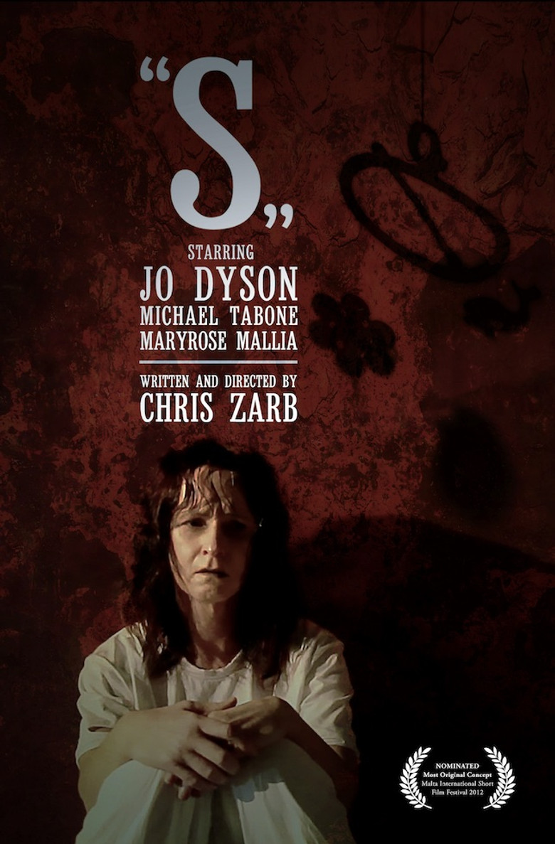 "S" poster background