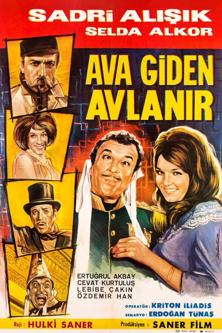 Ava Giden Avlanır poster background