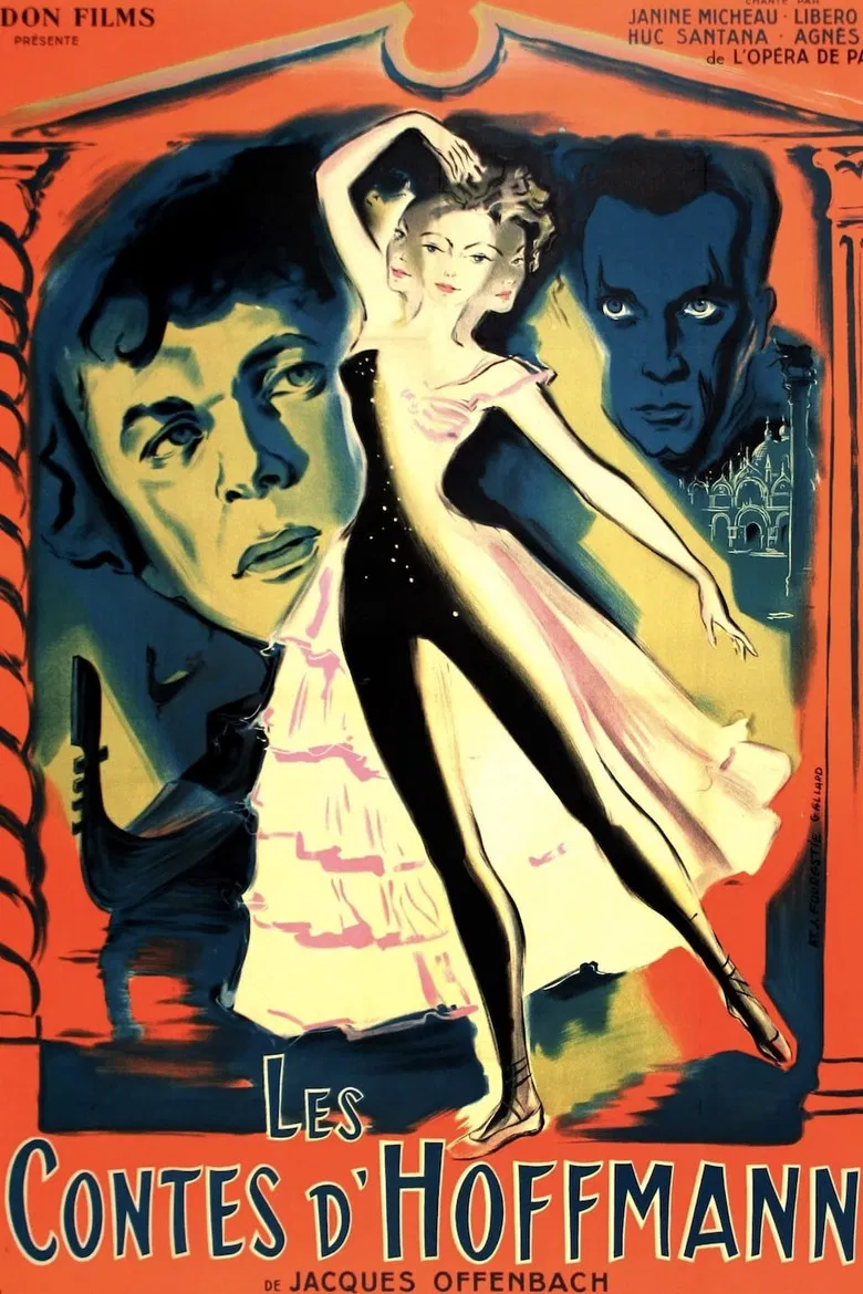 Les Contes d'Hoffmann - Offenbach | El Liceu Opera poster background