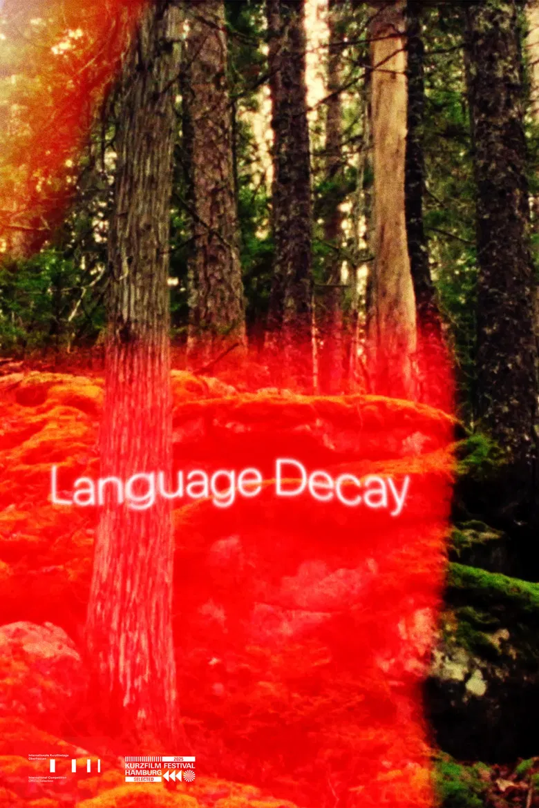 Language Decay poster background