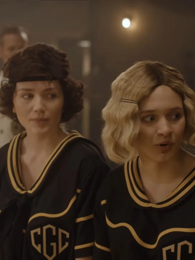 Heritage Minutes: Edmonton Grads poster background