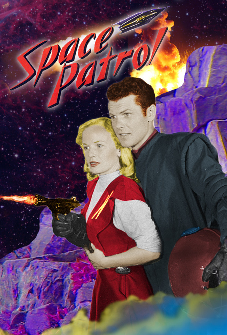 Space Patrol poster background