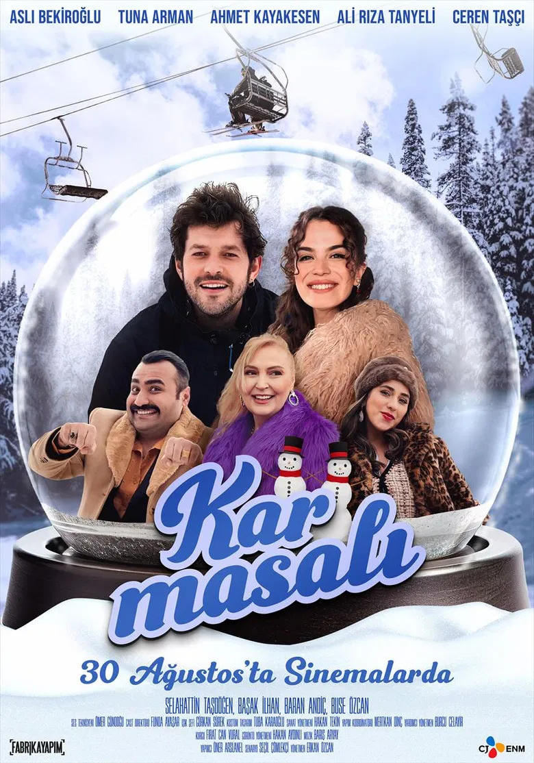 Kar Masalı poster background