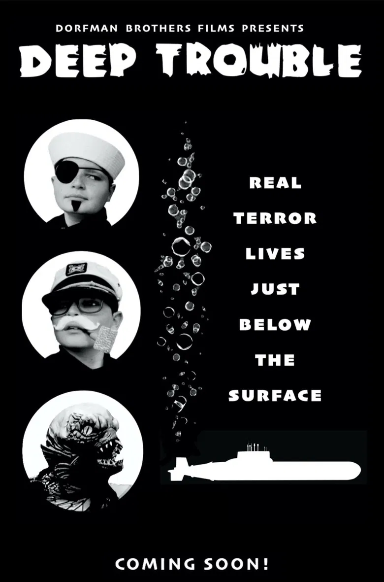 Deep Trouble poster background