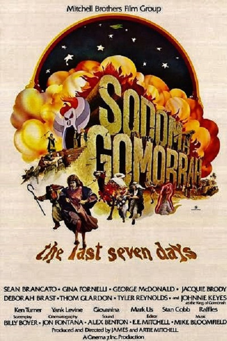 Sodom and Gomorrah: The Last Seven Days poster background