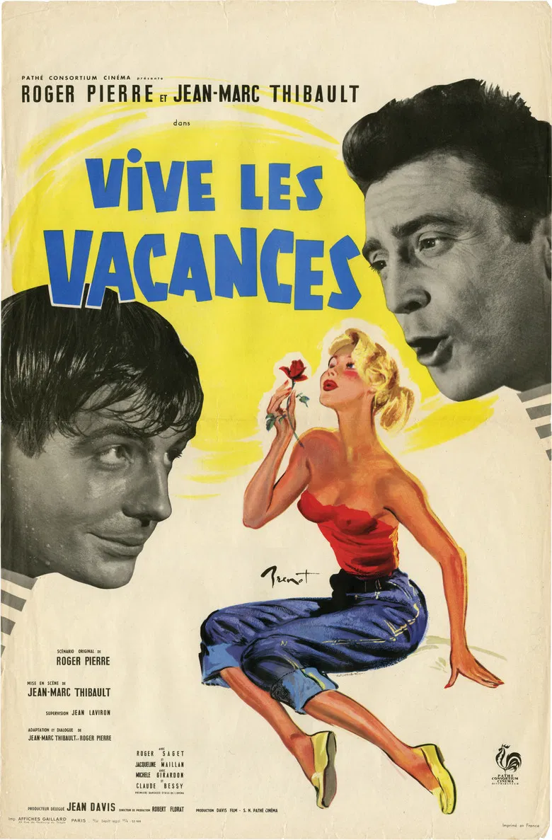 Vive les vacances poster background