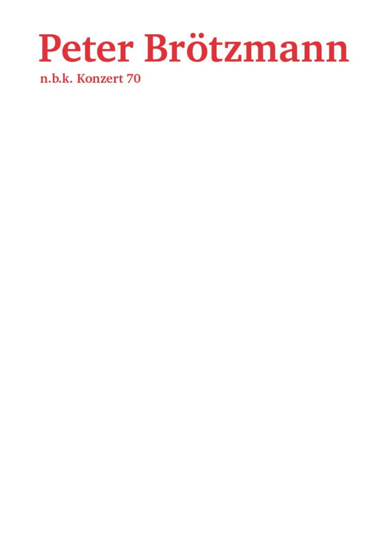 N.B.K. Konzert 70 poster background