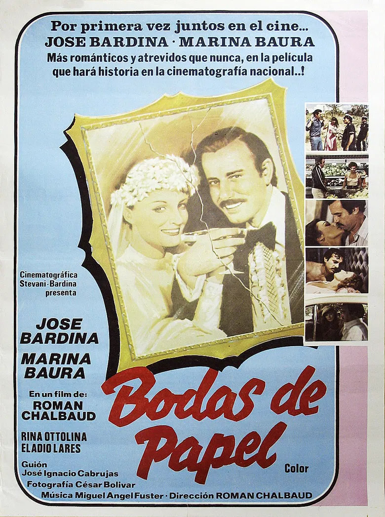 Bodas de Papel poster background