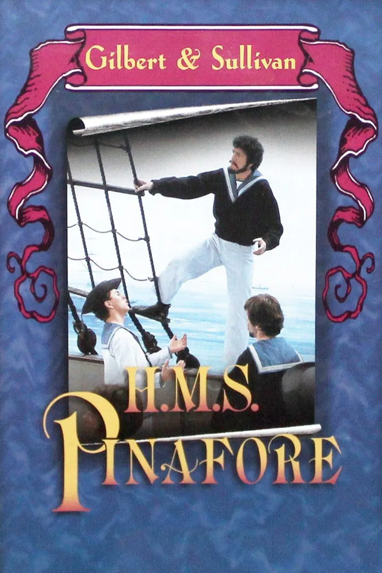 H.M.S. Pinafore poster background
