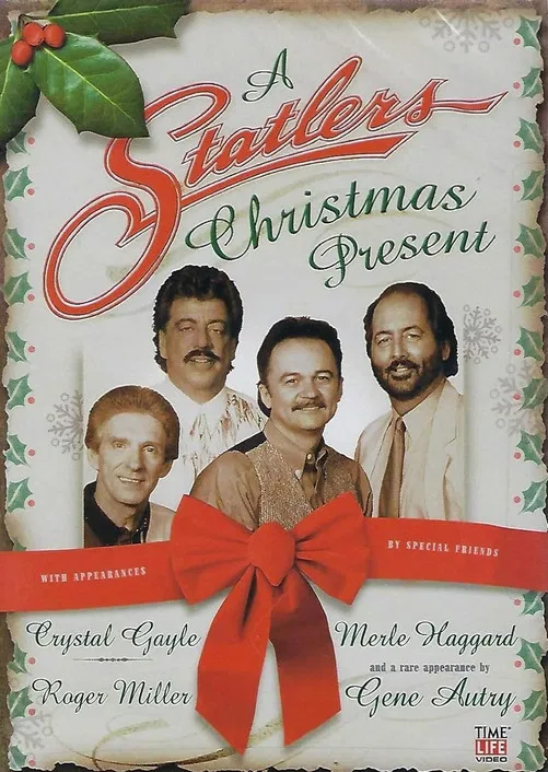 A Statlers Christmas Present poster background