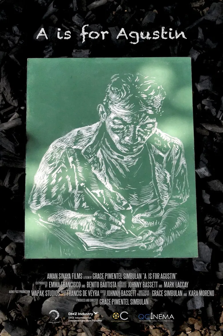 A is for Agustin poster background