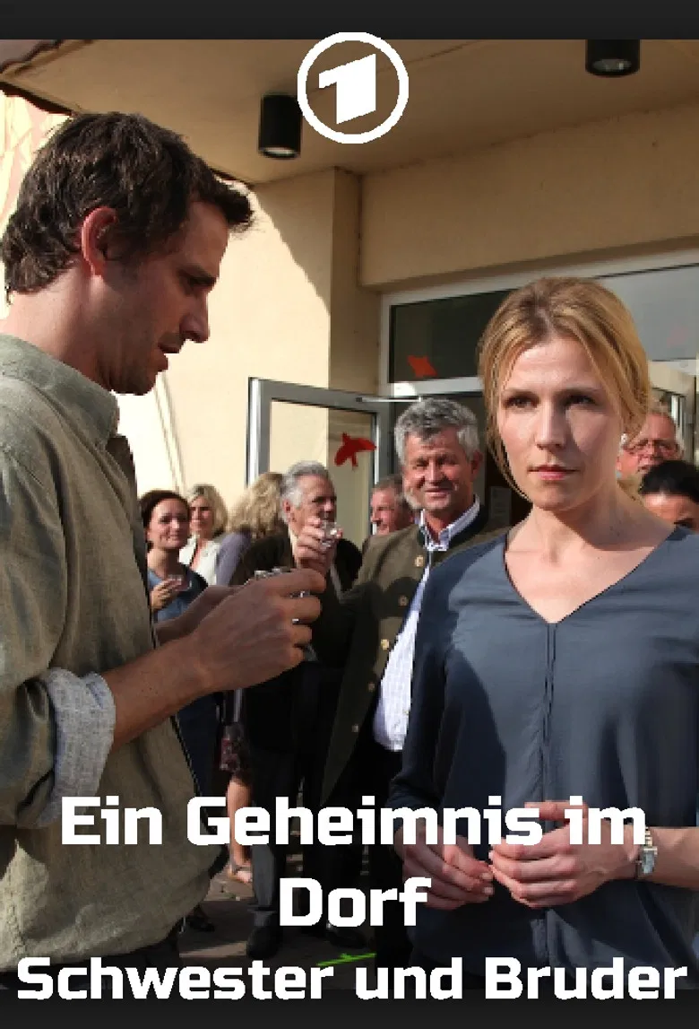 Ein Geheimnis im Dorf - Schwester und Bruder poster background