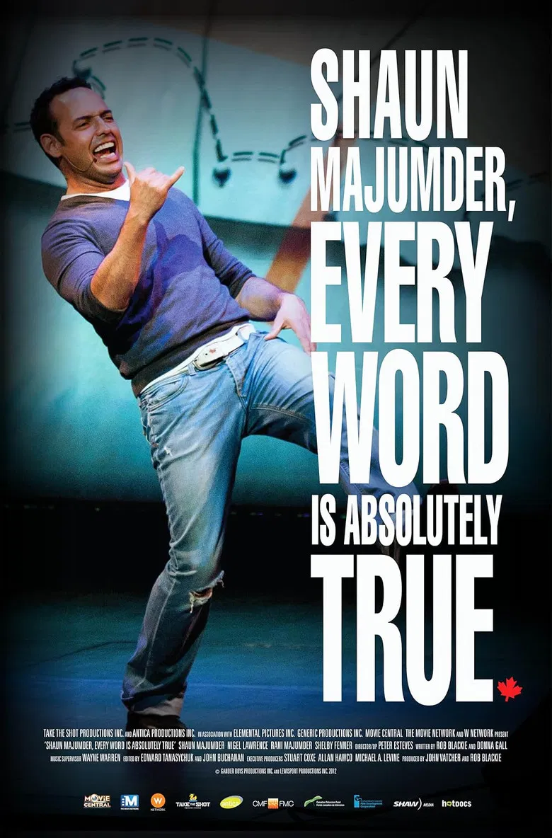 Shaun Majumder, Every Word Is Absolutely True poster background