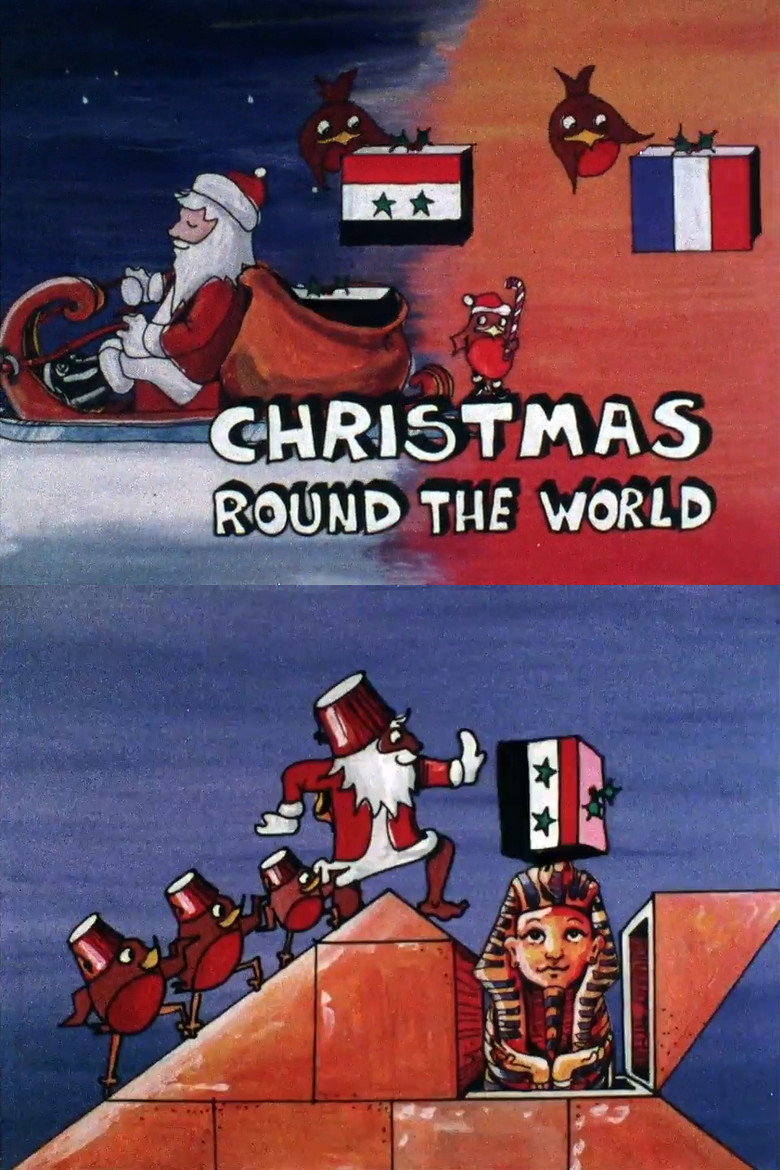 Christmas Around the World poster background