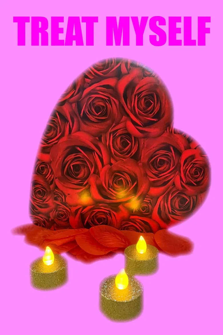 Treat Myself poster background