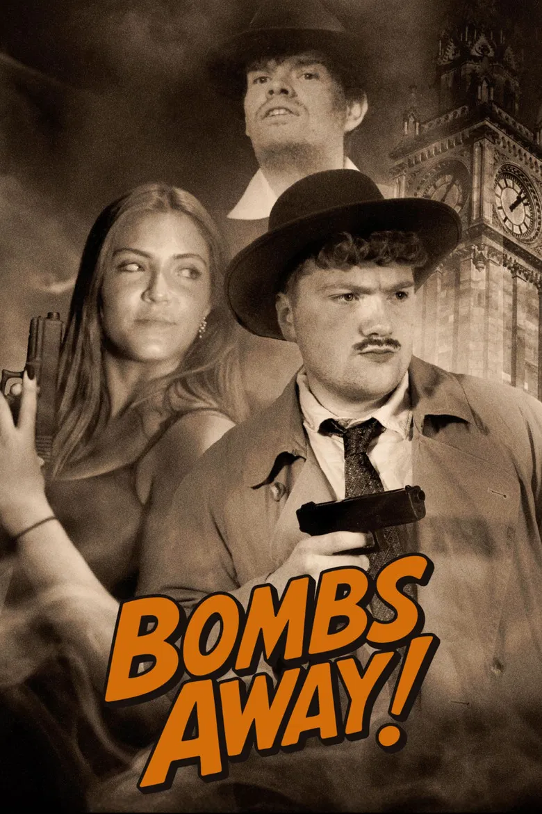 Jimmy Sentoro in: BOMBS AWAY! poster background