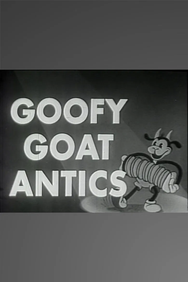 Goofy Goat Antics poster background