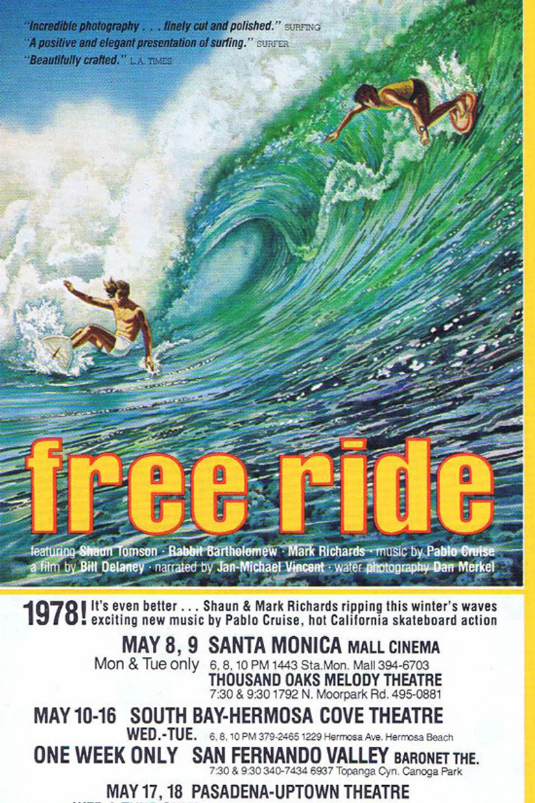 Free Ride poster background