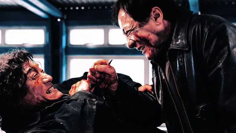 Intense confrontation scene