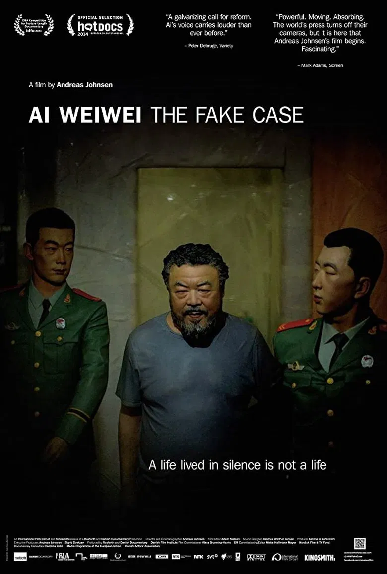 Ai Weiwei: The Fake Case poster background