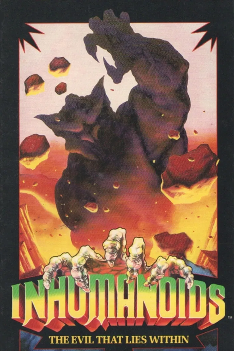 Inhumanoids: The Movie poster background