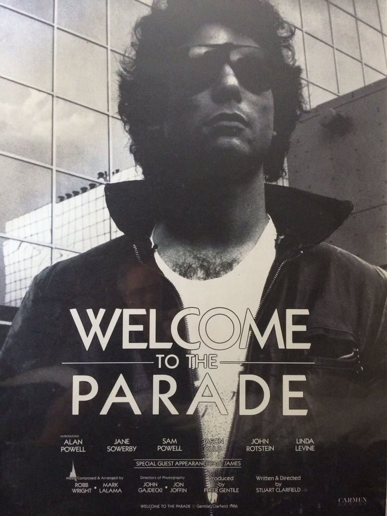 Welcome to the Parade poster background