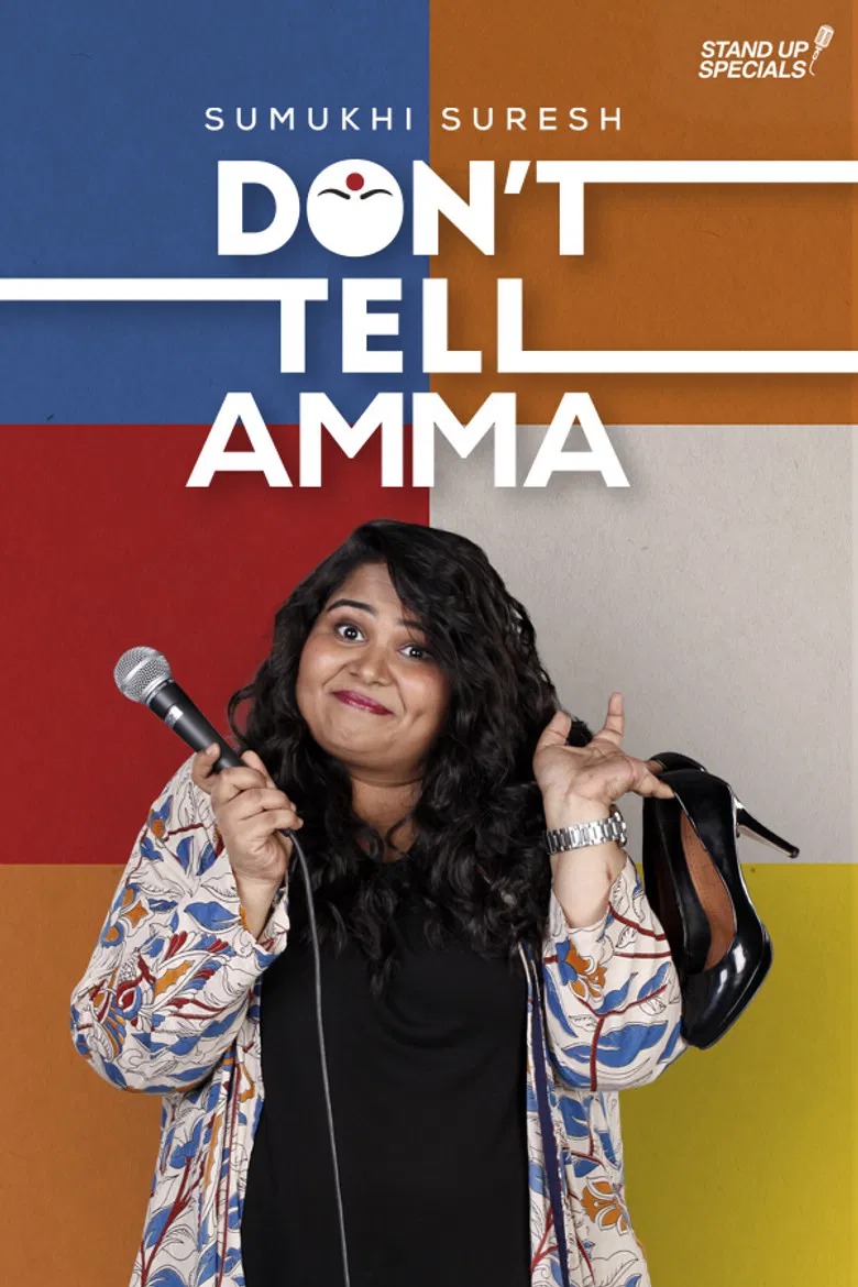 Don't Tell Amma by Sumukhi Suresh poster background
