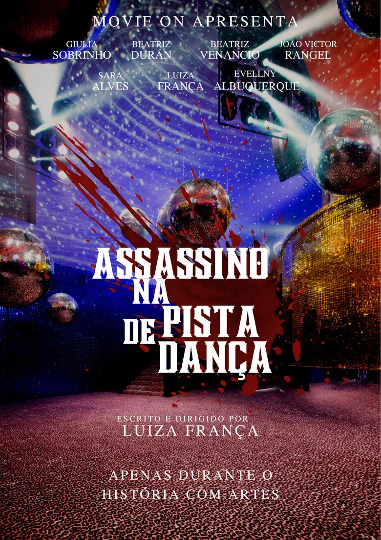 Assassino na Pista de Dança poster background