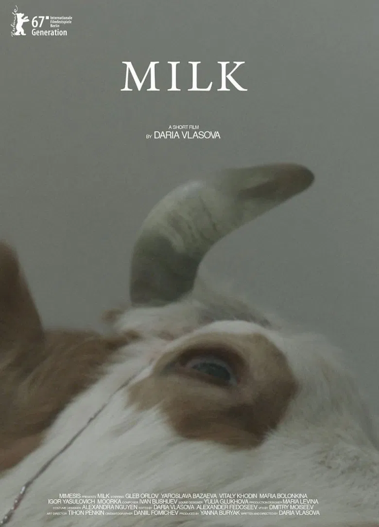Milk poster background