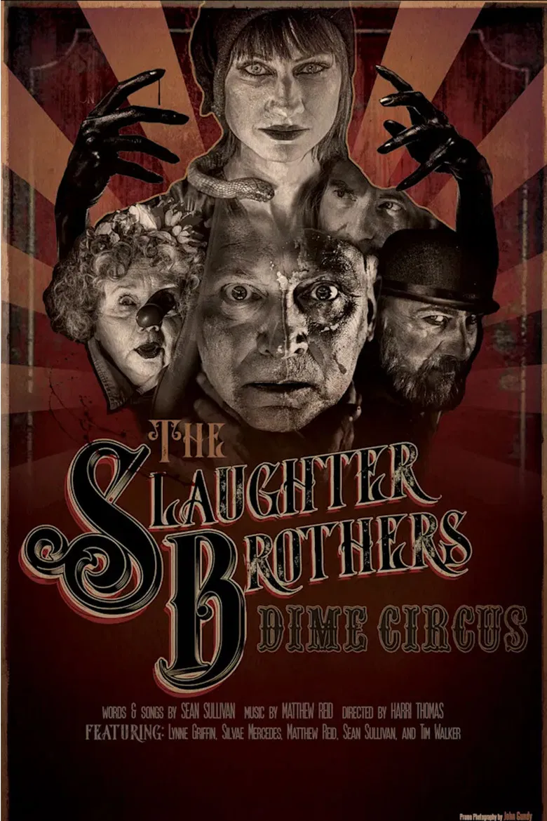 The Slaughter Brothers Dime Circus poster background