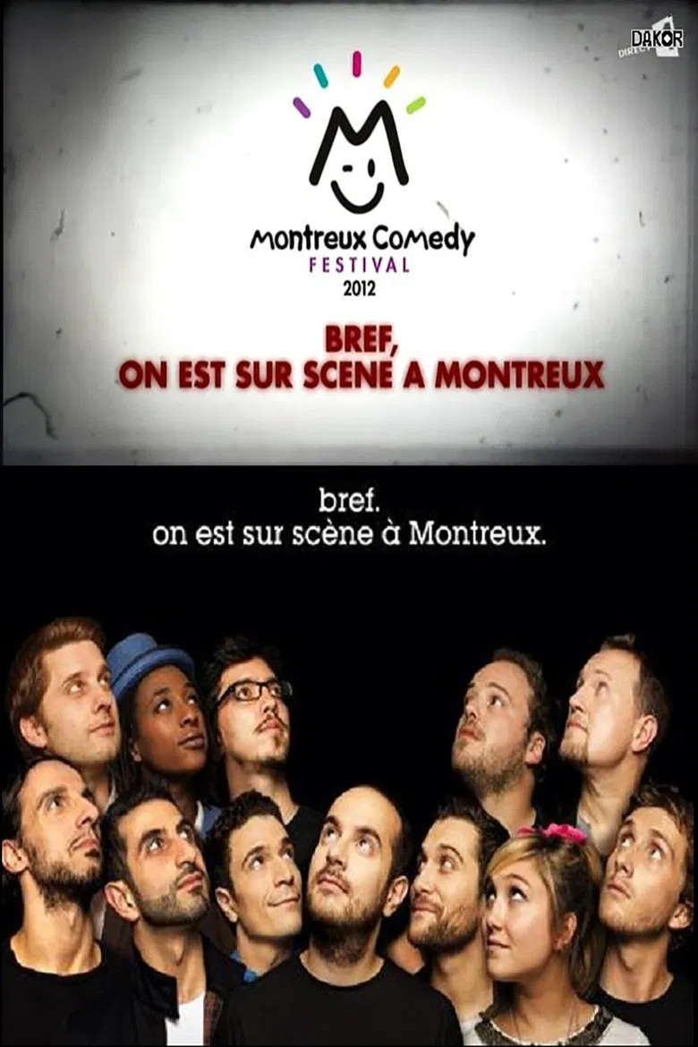 Bref, on est sur scène à Montreux poster background