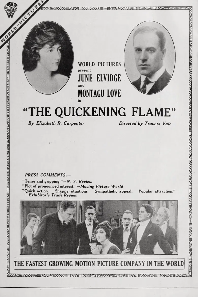 The Quickening Flame poster background