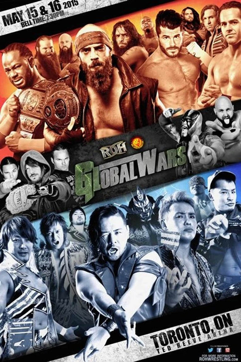 ROH & NJPW: Global Wars - Night 1 poster background