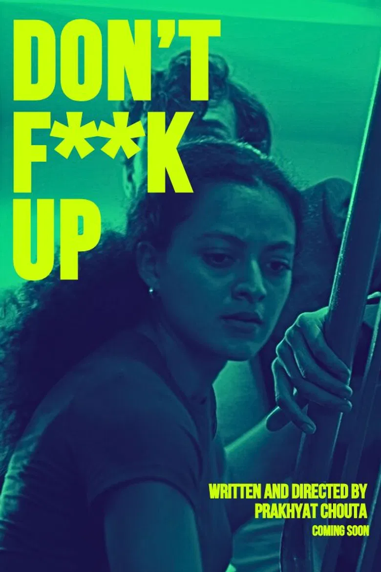 DON'T F**K UP poster background