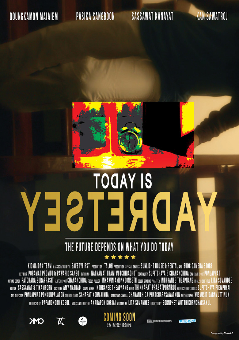 Today is Yesterday poster background
