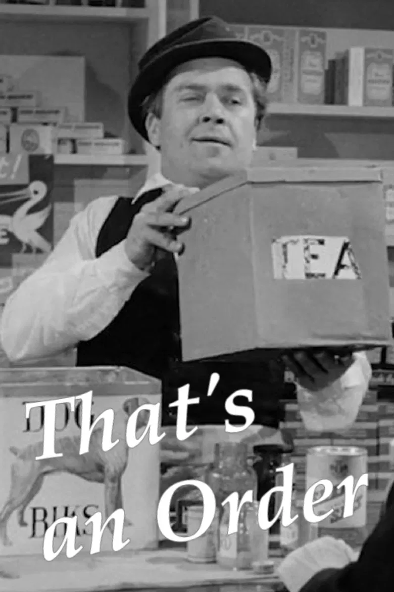 That's an Order poster background