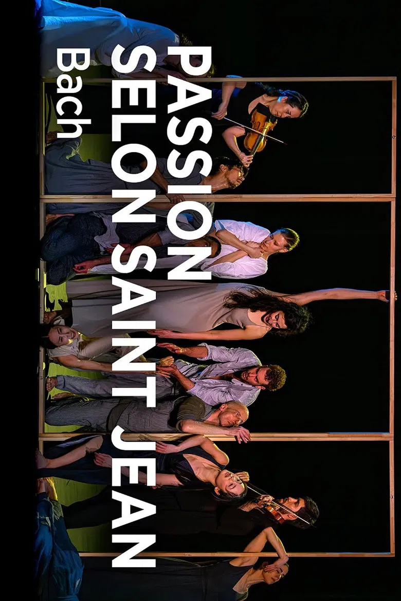 Bach's St John Passion Sasha Waltz poster background