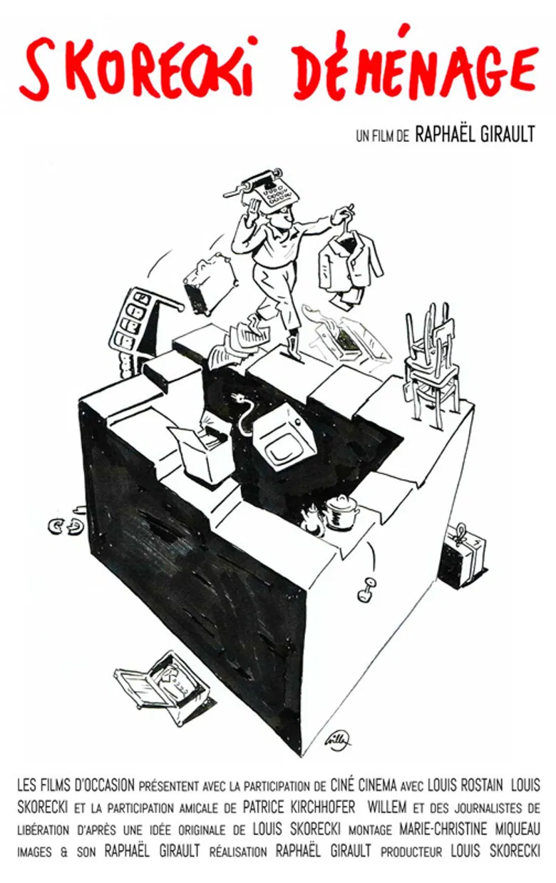 Skorecki déménage poster background