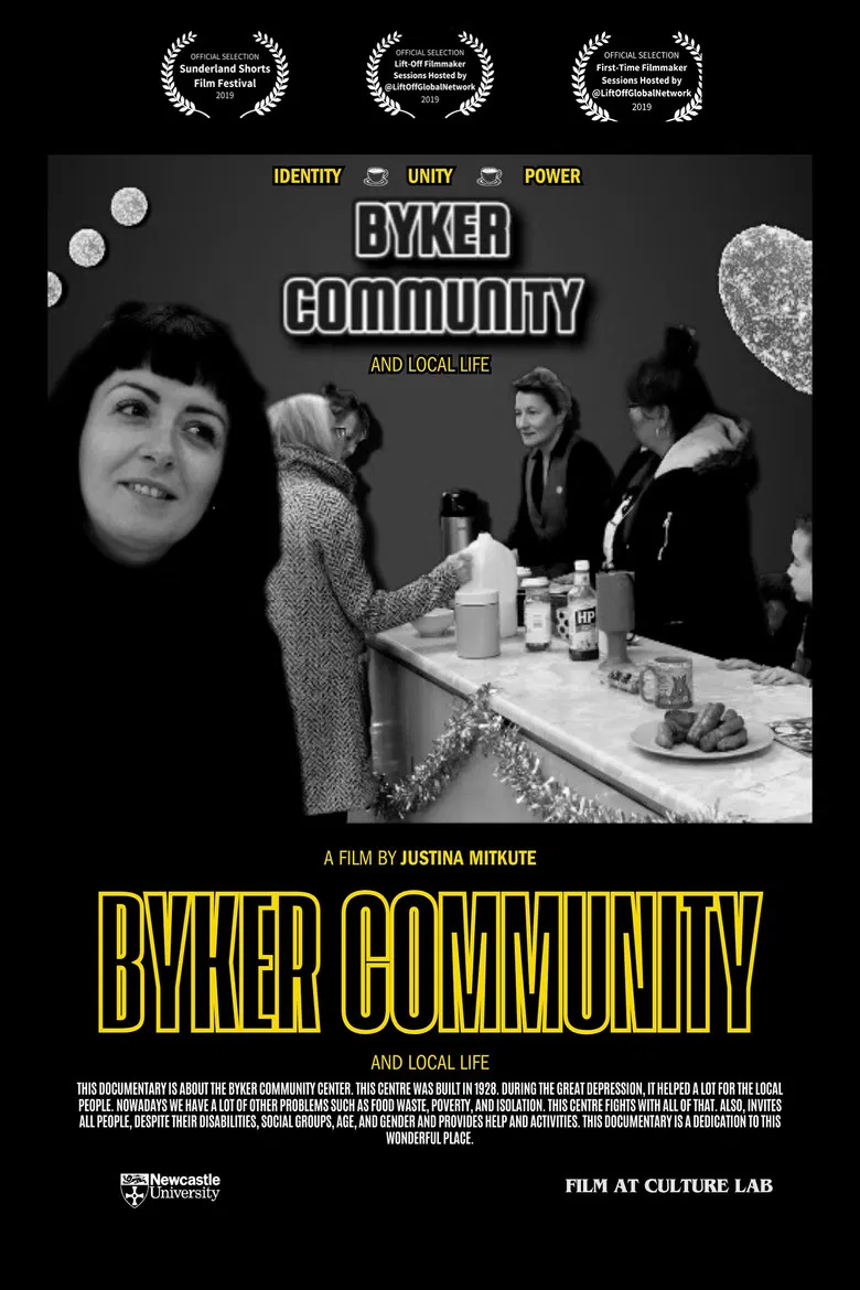Byker Community poster background