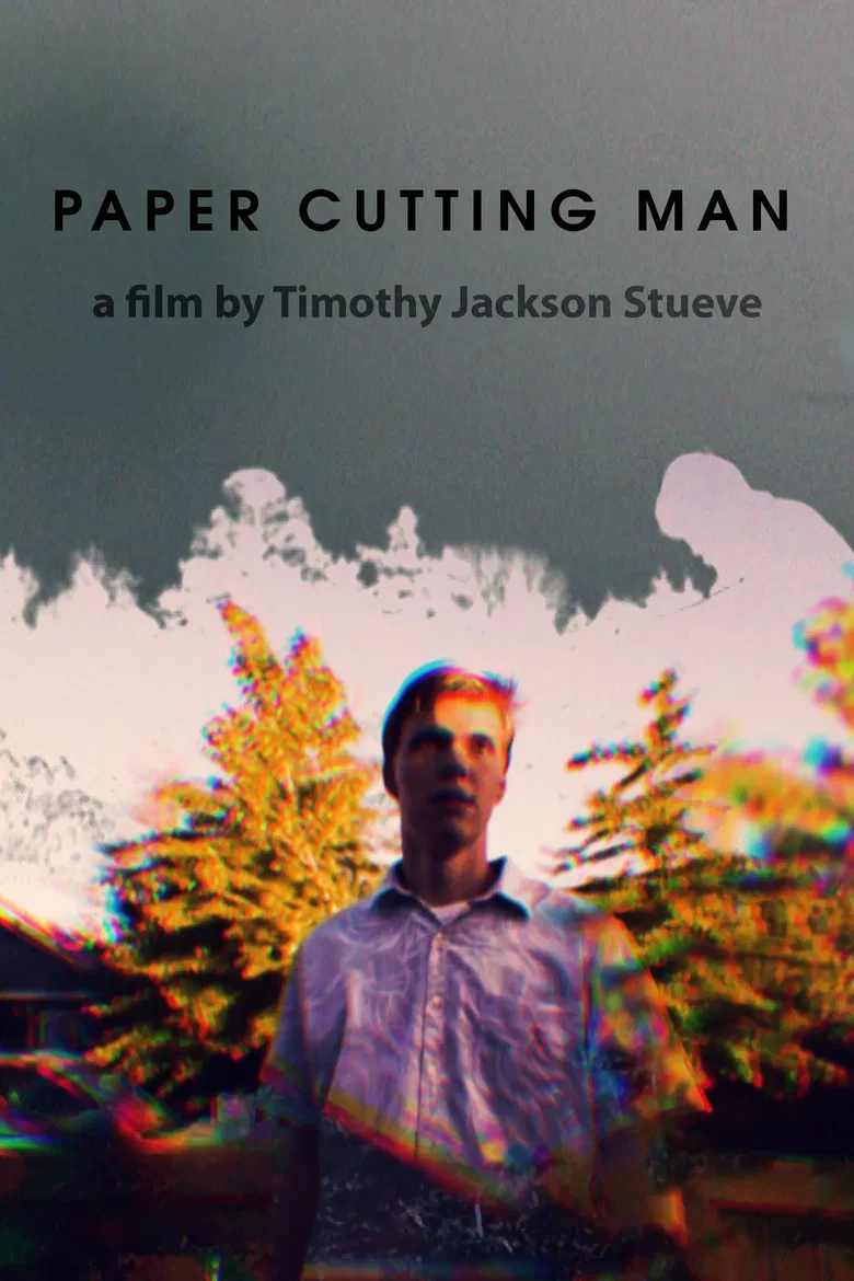 Paper Cutting Man poster background