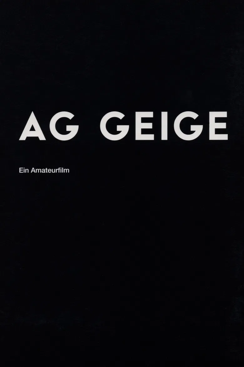 AG Geige - Ein Amateurfilm poster background