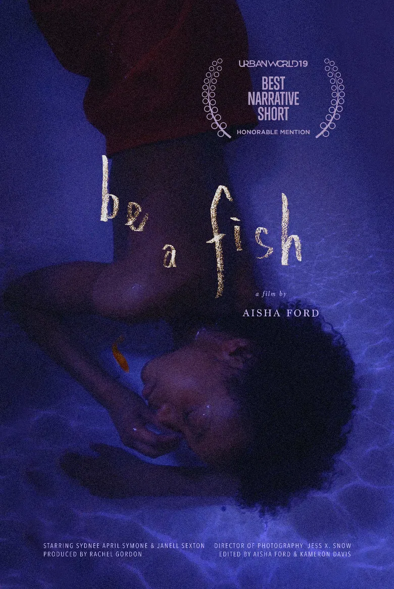 Be A Fish poster background