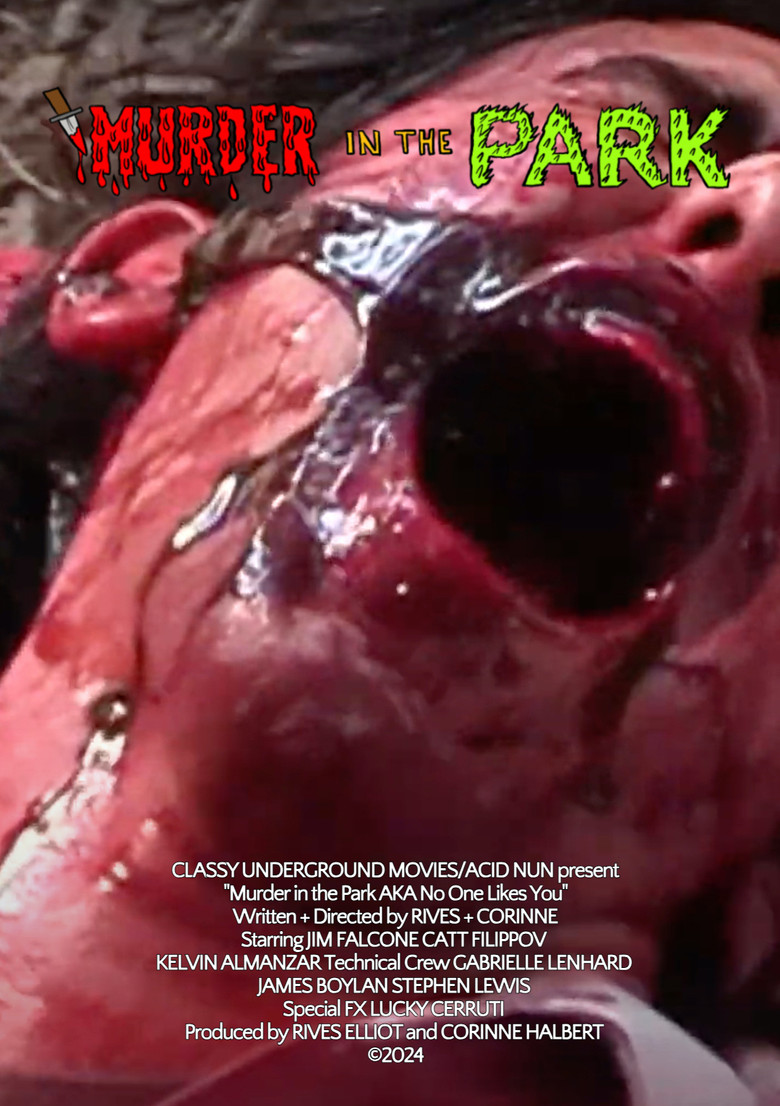 Murder In The Park poster background