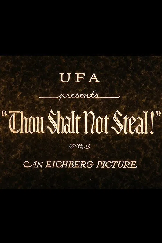 Thou Shalt Not Steal poster background